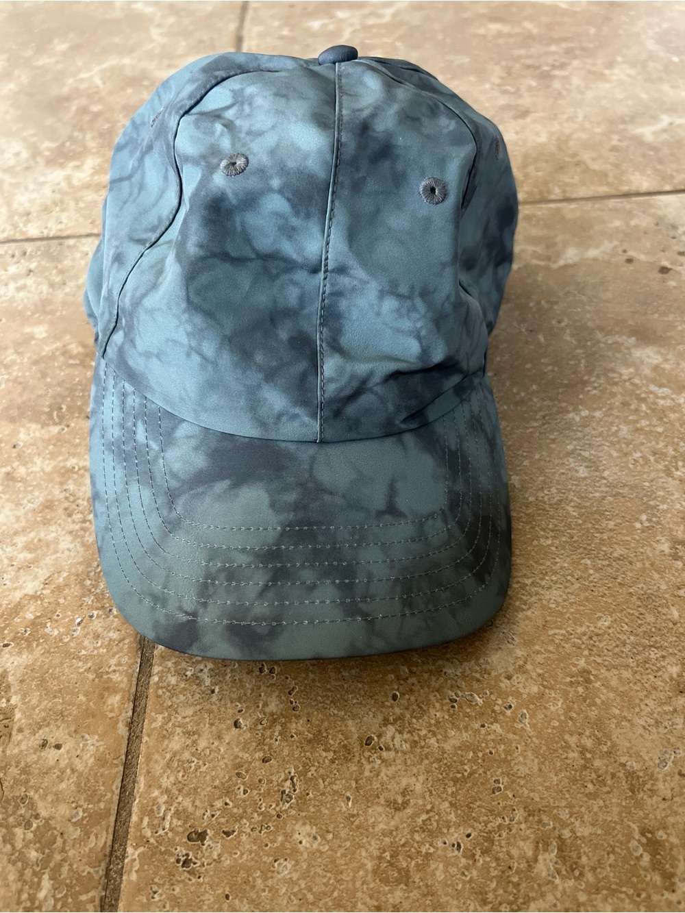 Athleta Blue Tie-Dye Baseball Cap